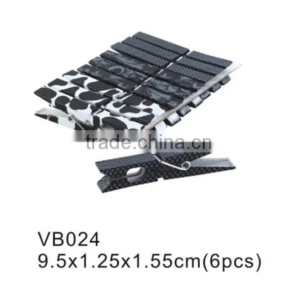 VB025 clip hanger matched plastic clothespins