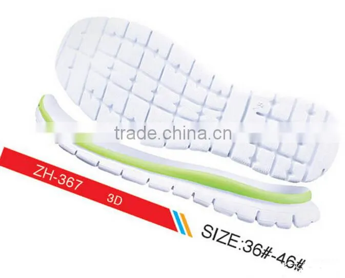 quanzhou high quality recycled soft outer shoes sole