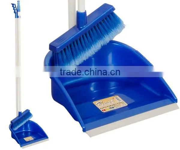 Plastic Dustpan with brush easy to use