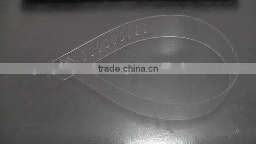 Rigid pvc sheet plastic pvc roll used for garment collar