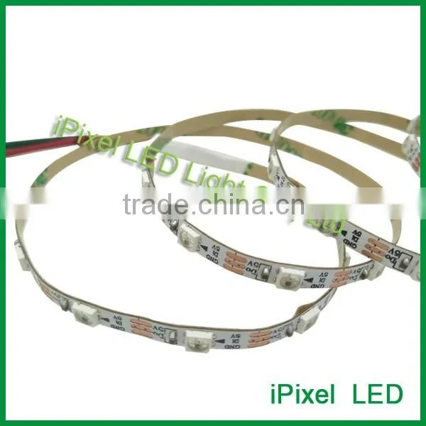 60 leds ws2812b DC5V flexible led strip 4mm