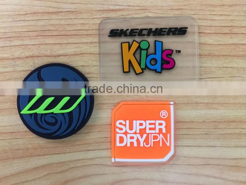 Wholesale durable PVC ,silcone rubber label for trademark