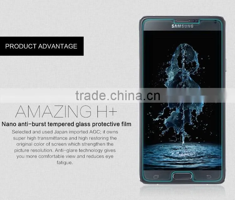 2015 new product for Samsung galaxy grand 3 g7200 anti-scratch anti-fingerprint tempered glass screen protector/film/guard/cover