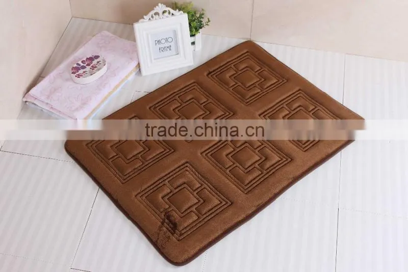 luxury polyester yarn anti slip pvc carpets and rugs