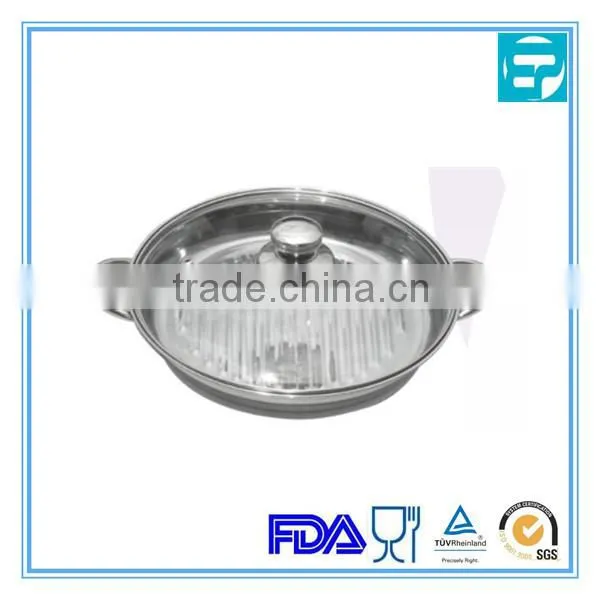 High quality metal steel seafood pan