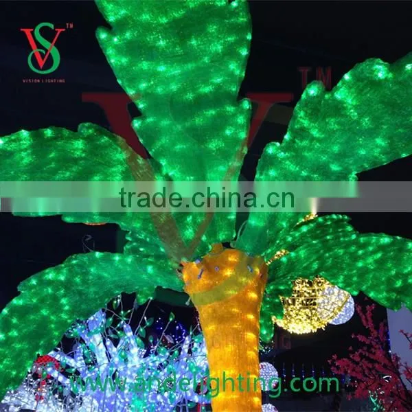 LED coconut palm tree light