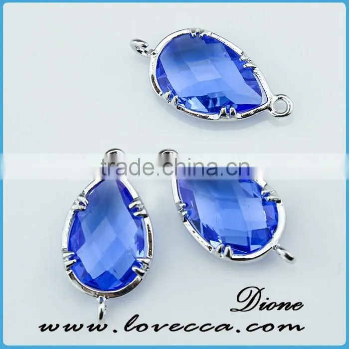 Black crystal gold alloy wholesale glass pendant