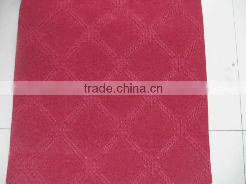 velour needle punch carpet 100% polyester Needle Punched Nonwoven Velour Carpet