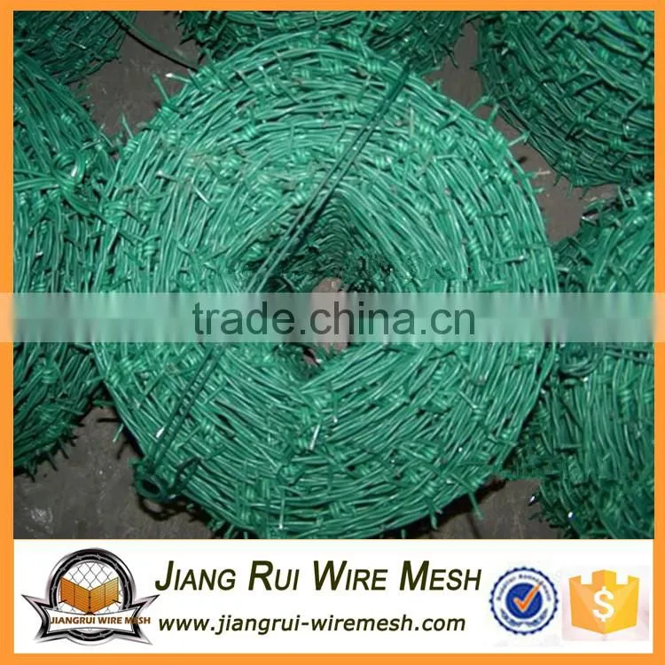 hot dipped galvanized and PVC coated Barbed wire
