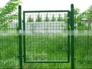Wire mesh fence metal fence gate