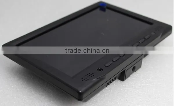 VCAN0928 7"car lcd monitors Multi-Language OSD Standard VGA (15 pin D-SUB RGB) input,12V DC power