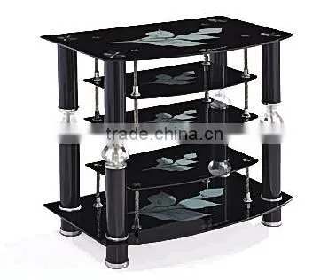 modern tempered corner shelf tv stand 21 yc