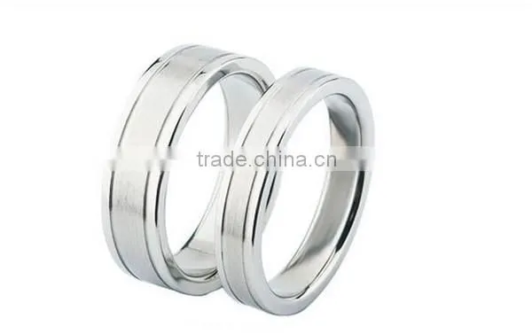 2016 high polished classic plain 316L Stainless Steel Ring for lover