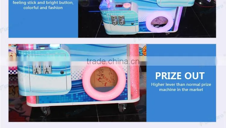 Funshare 2016 Luxury 2 Players Toy Crane Machine Arcade Double Claw Crane Machines For Sale