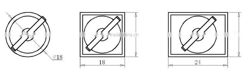 key head button 16mm