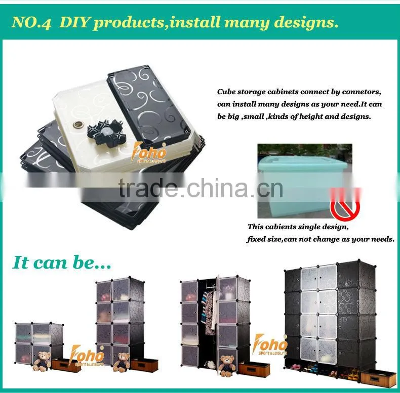 30x30cm DIY magic adjustable cube storage shelf
