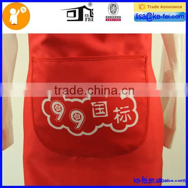 advertising sublimation printed cheap polyester apron
