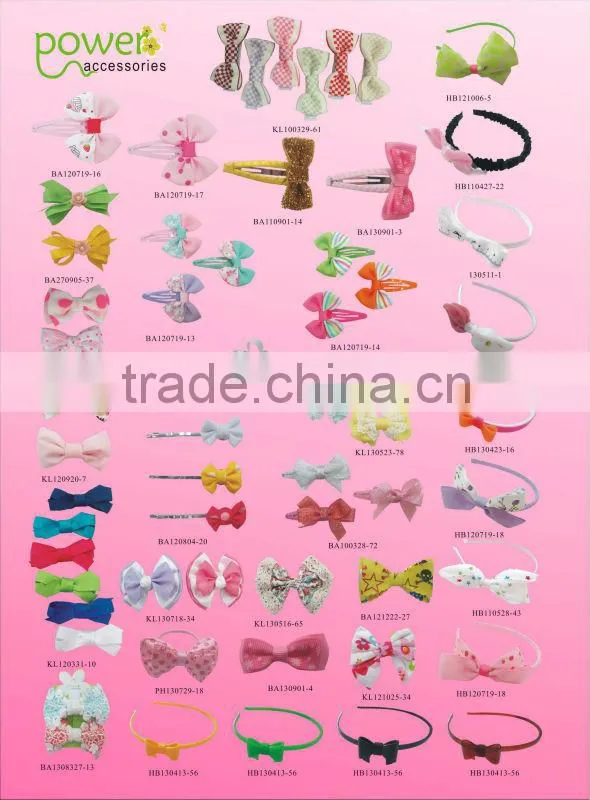 2014 kids hair accessories stretch elastic headband