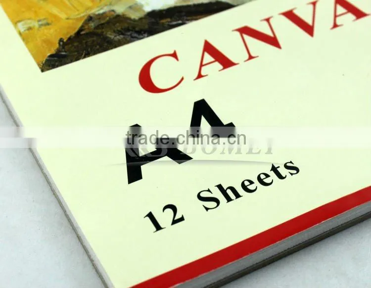 A4 oil painting pad canvas pad