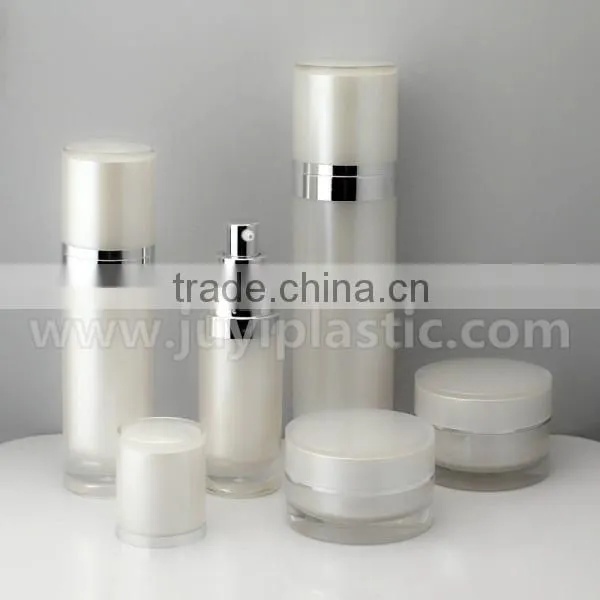 Acrylic Plastic Type and Skin Care Cream Use cosmetic bottle packaging with acrylic cap