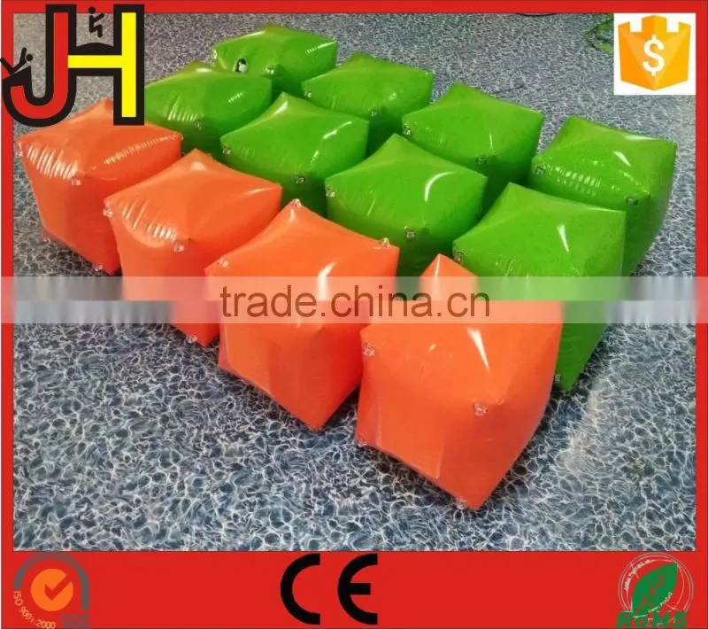 OEM Factory Custom Inflatable Box Shape Paintball Bunkers