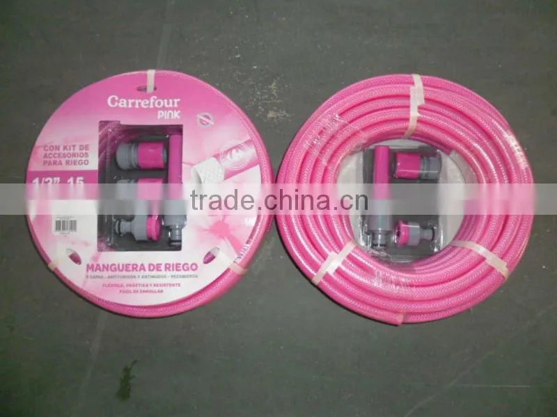 Manufacturer supply PVC garden hose with injection set