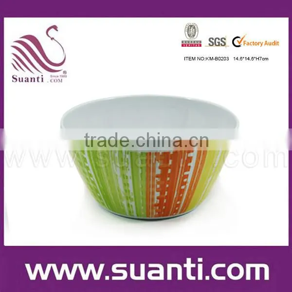 2015 Hotsale made in China unique melamine round wholesale Japanese serving bowl