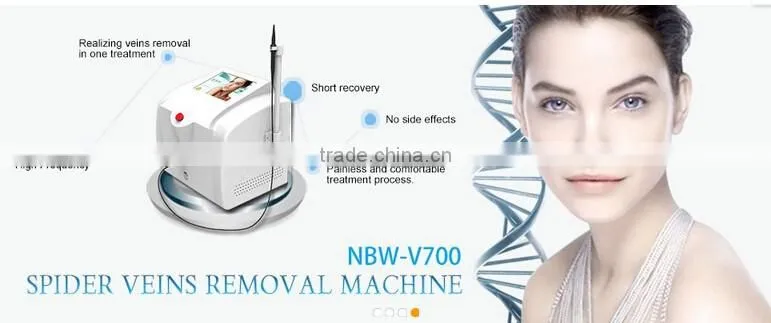 High frequency new viewer rbs spider veins removal vascular laser treatment machine