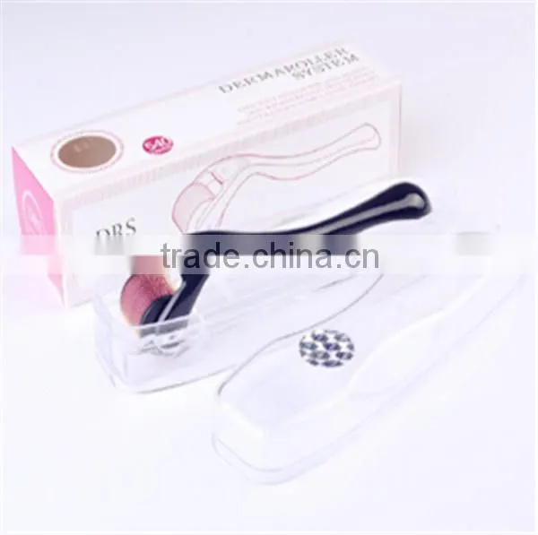 DRS microneedling dermaroller 540 hair loss treatment micro needle roller home use titanium 540 derma roller L015