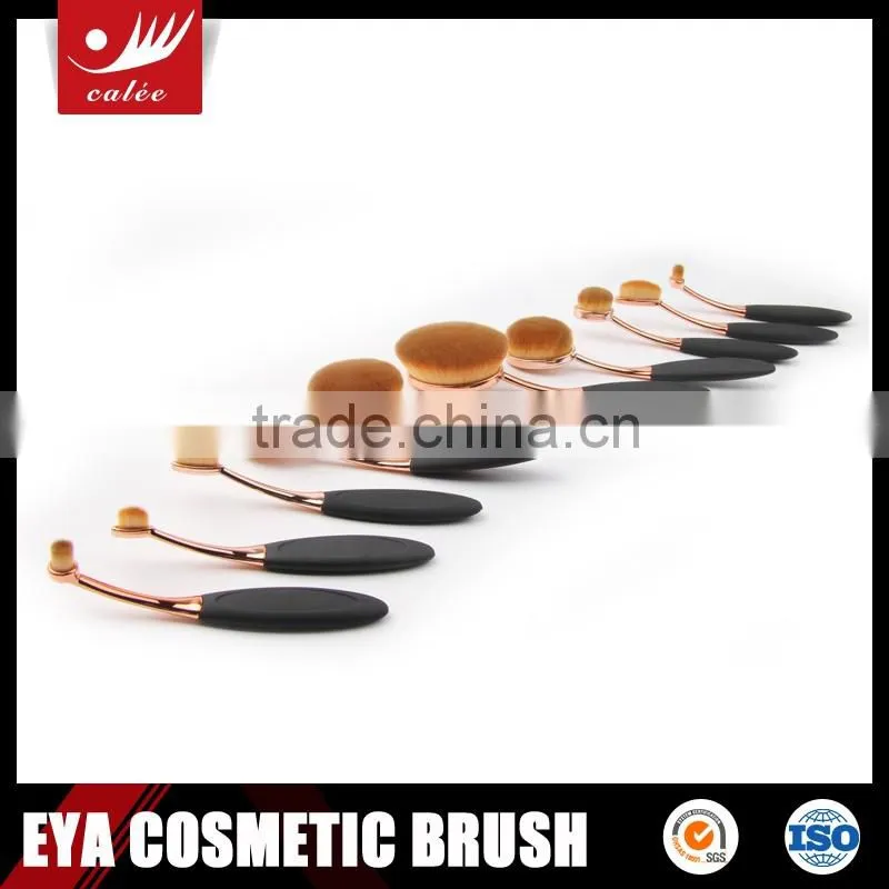 Professional brush private label oval toothbrush customized makeup brushes