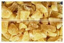 snack food, dried ginger slice, bar and dice