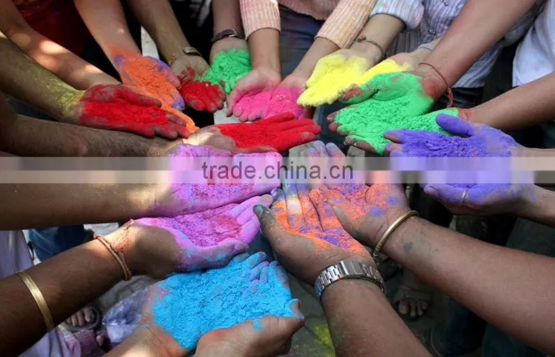 Holi Powder holi festival decoration,Herbal Gulal Coloured Cornstarch Color Run Powder
