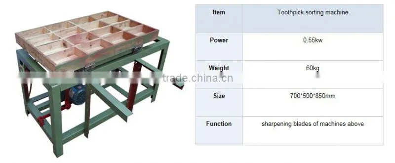 Automatic bamboo wooden chopsticksand toothpick making machine line
