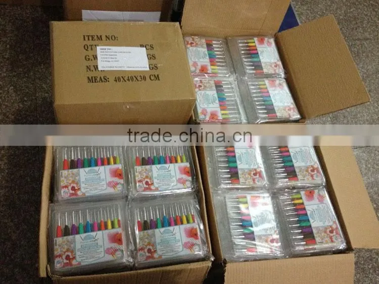 New arrival 11 Knitting Needle Crochet Hook/Soft Handle Crochet Hook Set