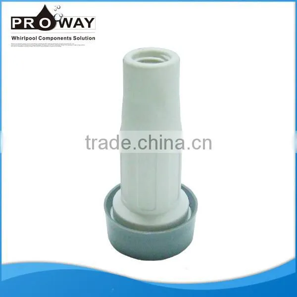 Black PVC bath feet M12 adjustable feet Round plastic foot