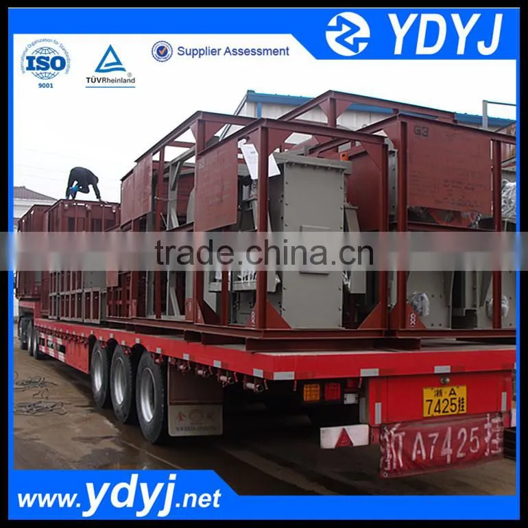 Electric rectangular slide gate valve for industrial use