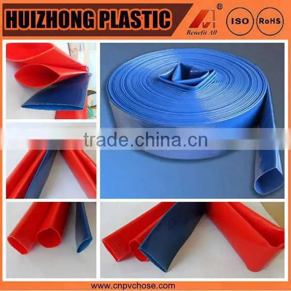 pvc flexible layflat discharge water hose