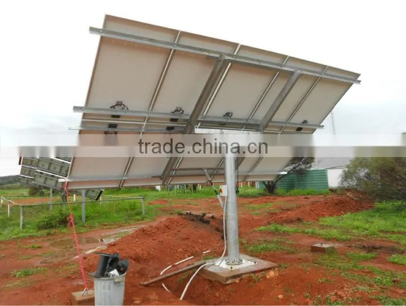 solar panel mounting bracket on ground