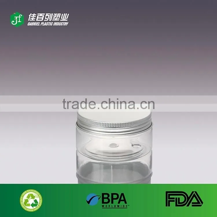BPA free plastic screw cap plastic dispensing bottles cosmetic bottle cap empty bottles cosmetic pet round bottle cosmetic jar