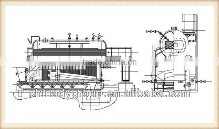hot sales!! cheap high quality best wood coal gas burner steam boiler(DongYue)