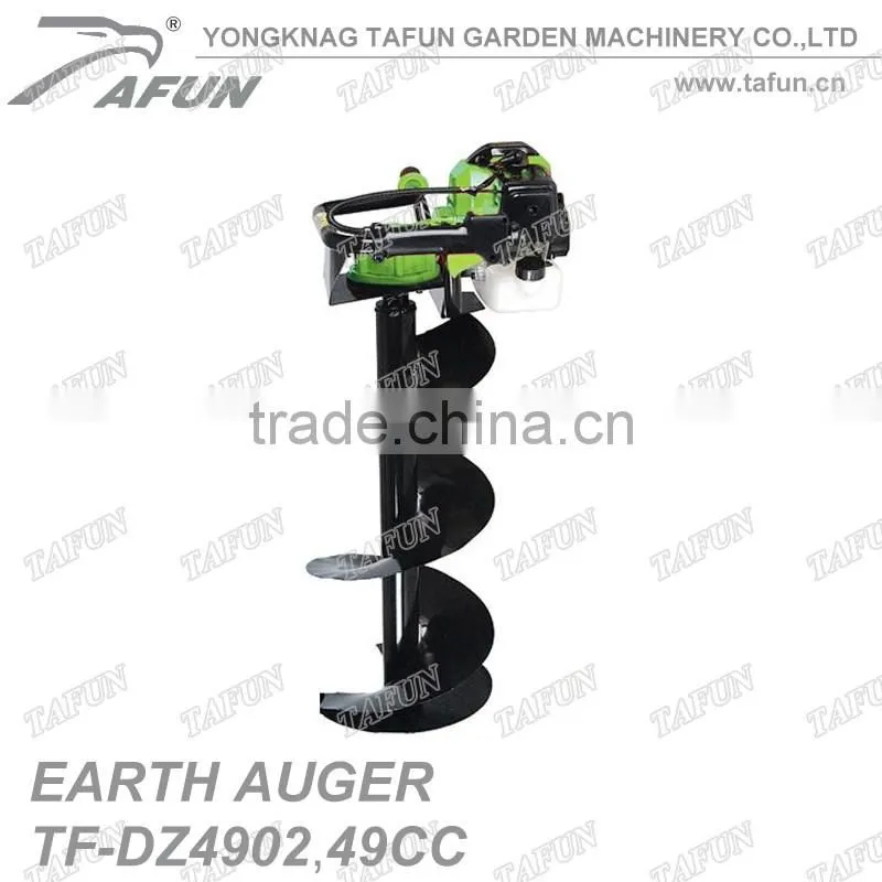 Gasoline pertrol hand well manual mini deep ground rock earth drill machine equipment