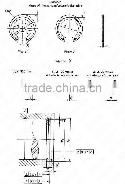 STAINLESS STEEL INTERNAL CIRCLIP WITH GOOD QUALITY