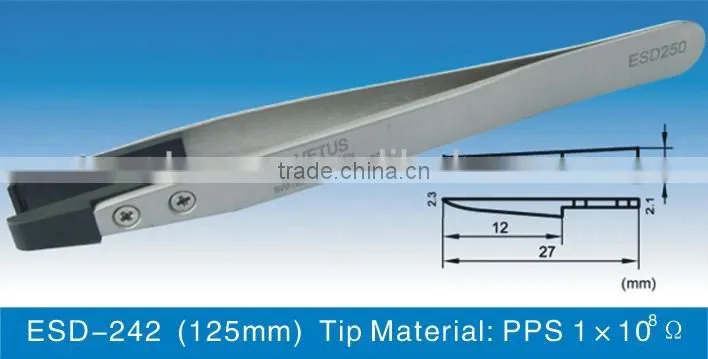 ESD-259A Replaceable Tip Stainless Steel Tweezers,China Factory