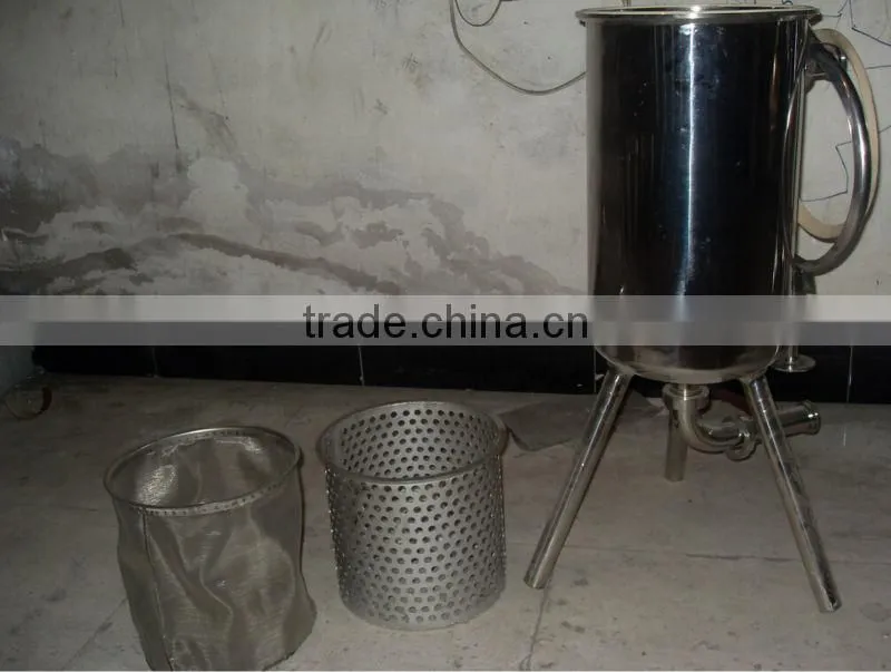 duplex strainer for juice production