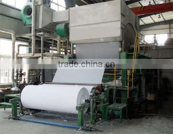 1092mm Single Cylinder and Single WIre Tissue Paper Plant, Tissue Paper Machine
