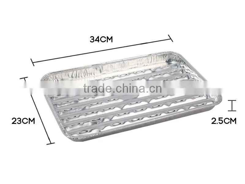 Large Disposable Aluminum Foil Plates for Food
