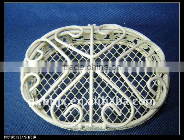 Creamywhite wire storage pretty storage boxes
