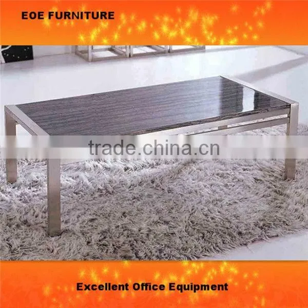Living room stainless steel center table