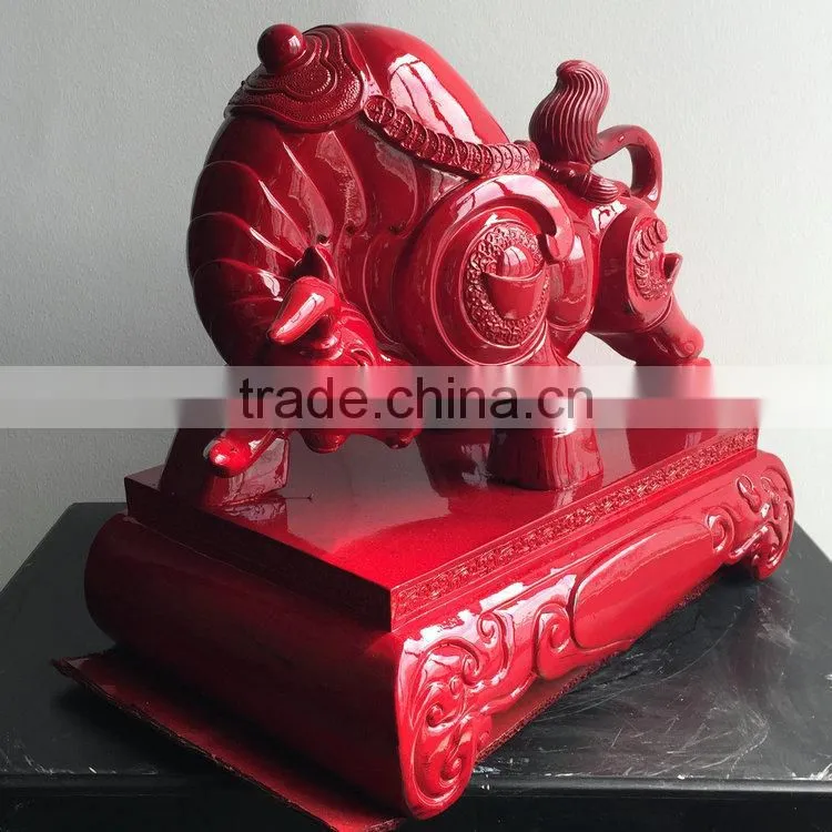 Resin bull statue decoration