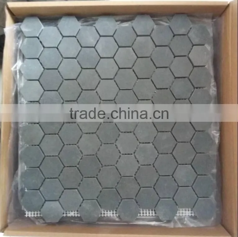 Bluestone Mosaic Tiles hexagon Mosaic Tile